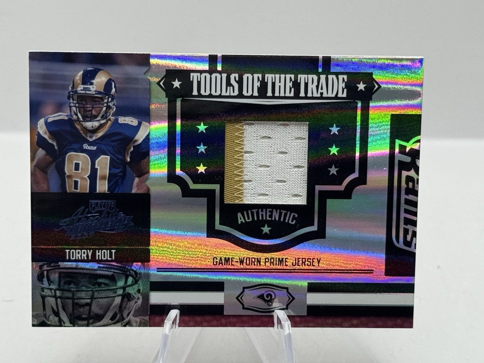 Torry Holt Patch 43/50 2007 Playoff Absolute Tools of the Trade #139 Rams