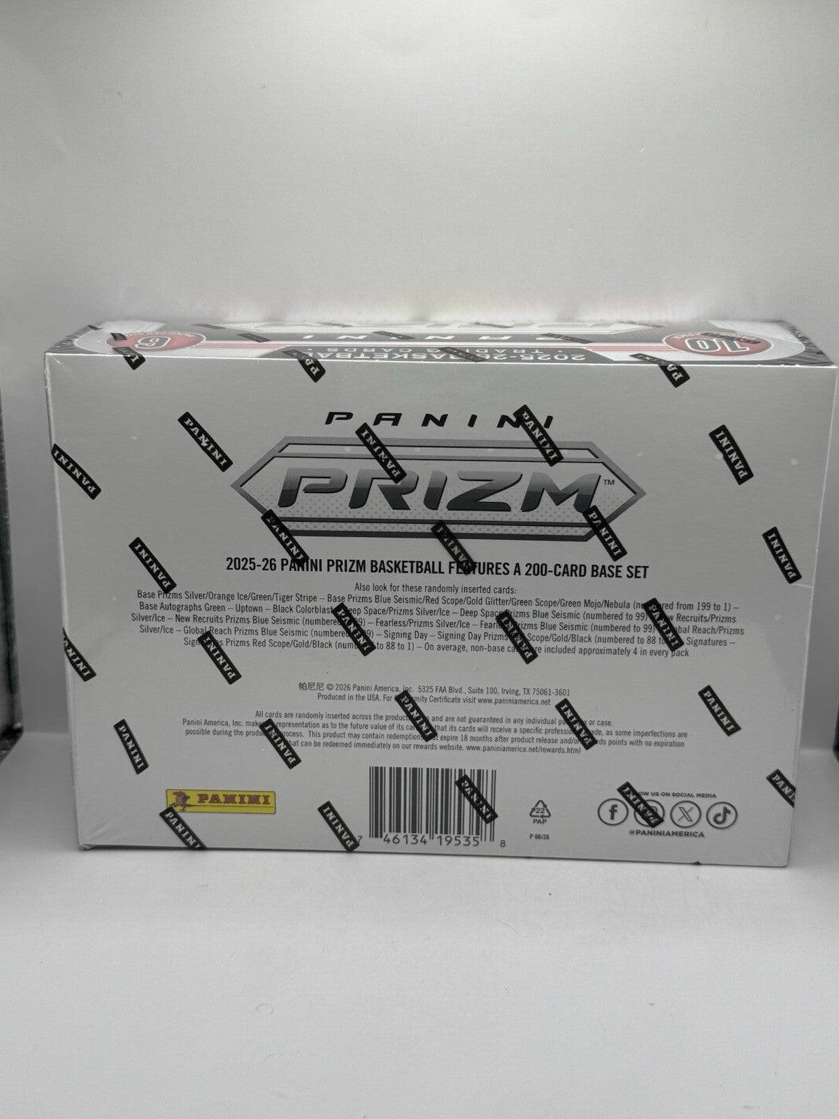 2025-26 Panini Prizm Basketball Mega Box - Factory Sealed