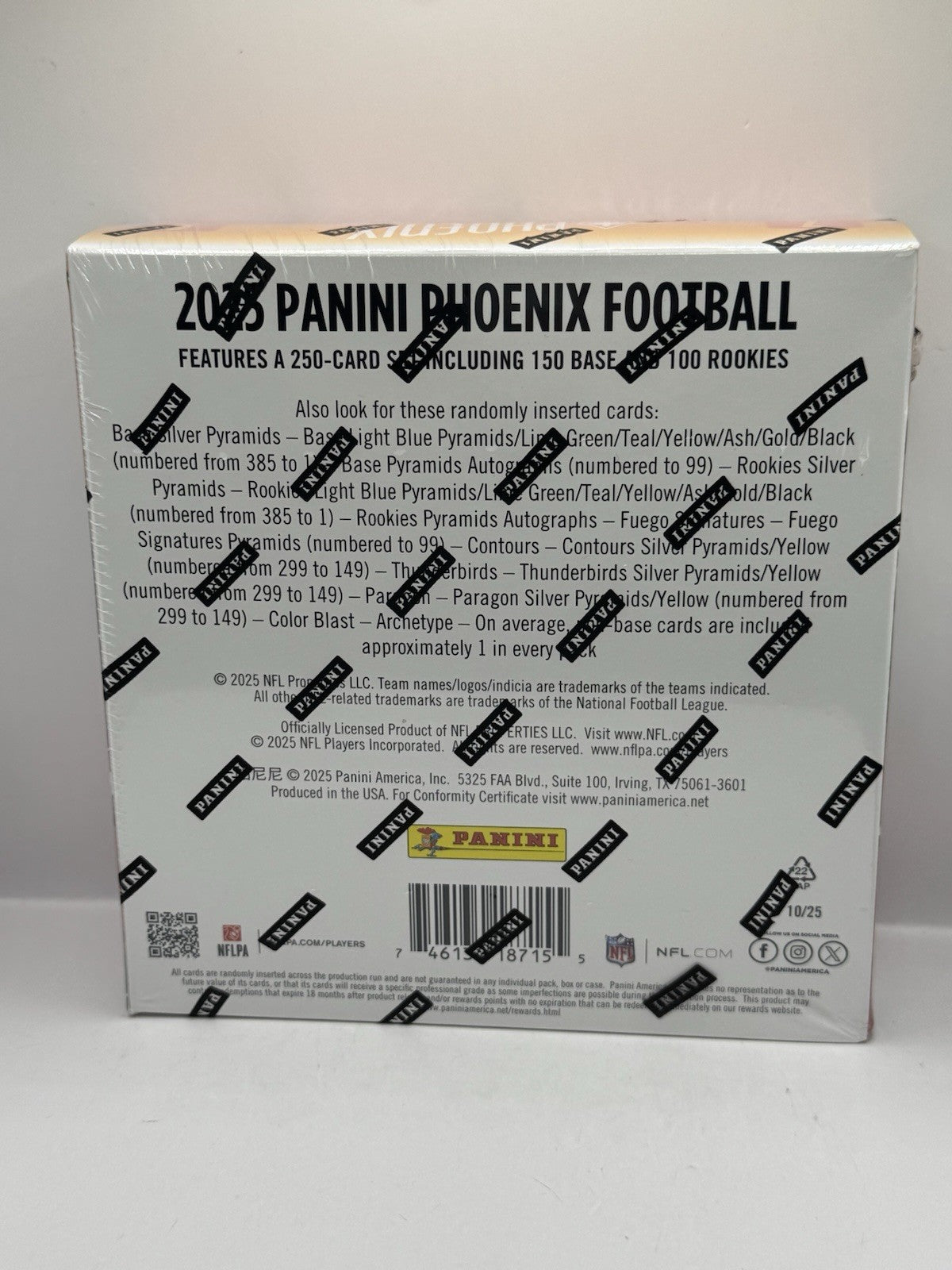 2025 Panini Phoenix Football Mega Box - Factory Sealed - Find Archetype