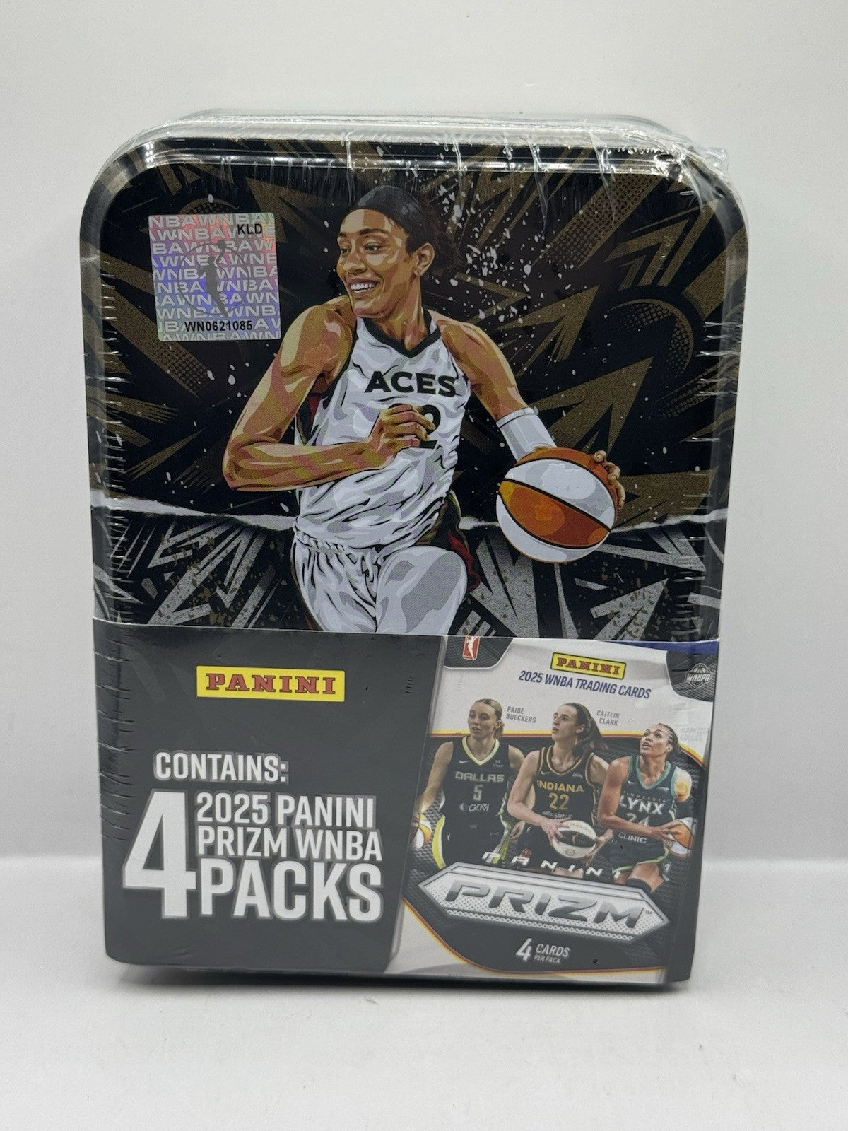 2025 Panini Prizm WNBA Basketball Tin - Factory Sealed - A'Ja Wilson
