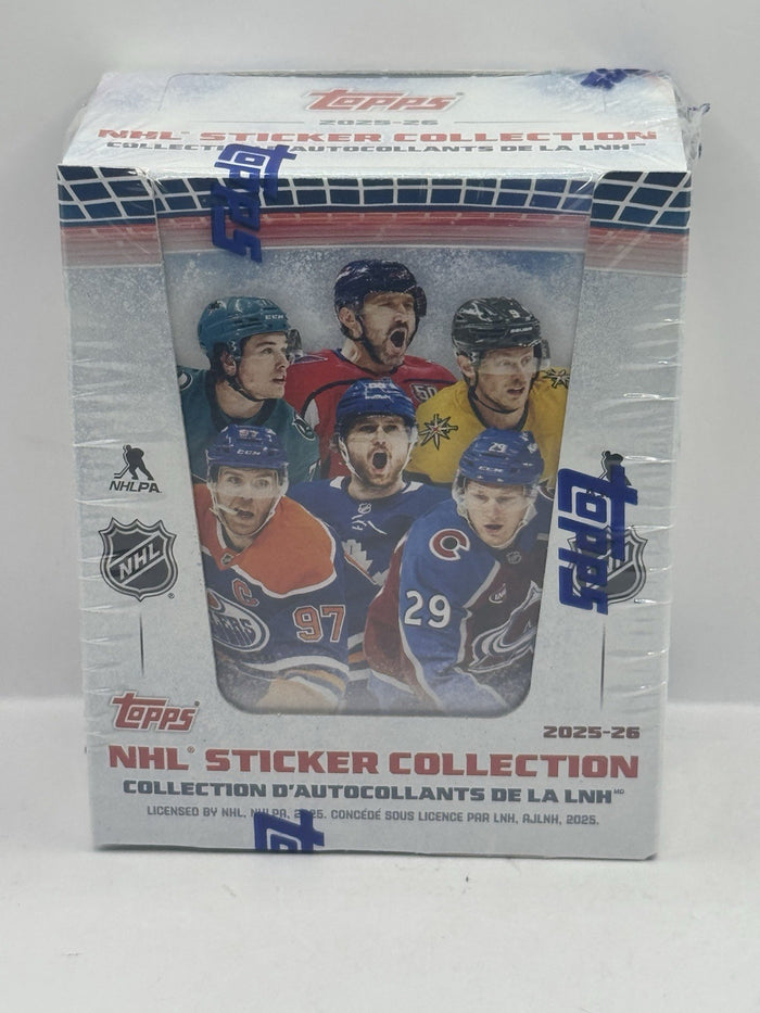 2025-26 Topps NHL Hockey Sticker Collection Box - Factory Sealed