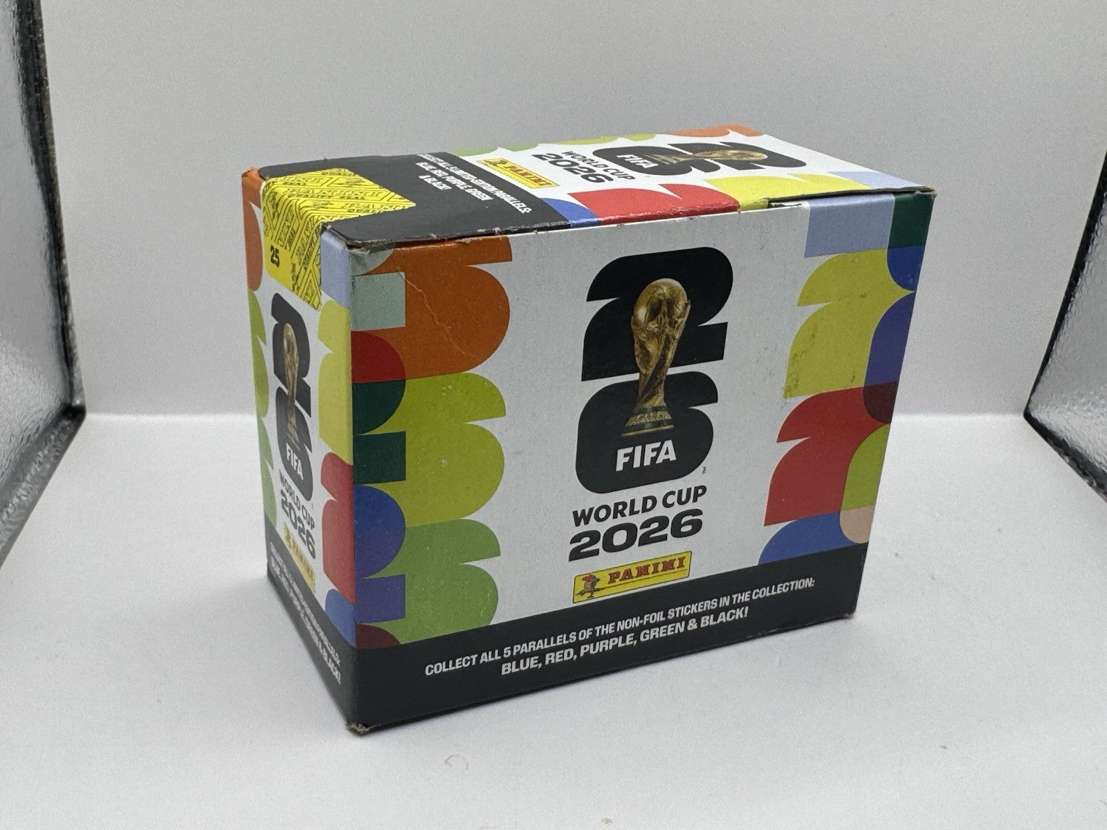 2026 Panini FIFA World Cup Album Sticker Box - 25 Packs- Sealed - see details
