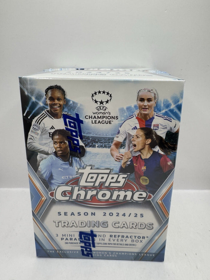 2024-25 Topps Chrome Women's UEFA Soccer Blaster Box - Factory Sealed