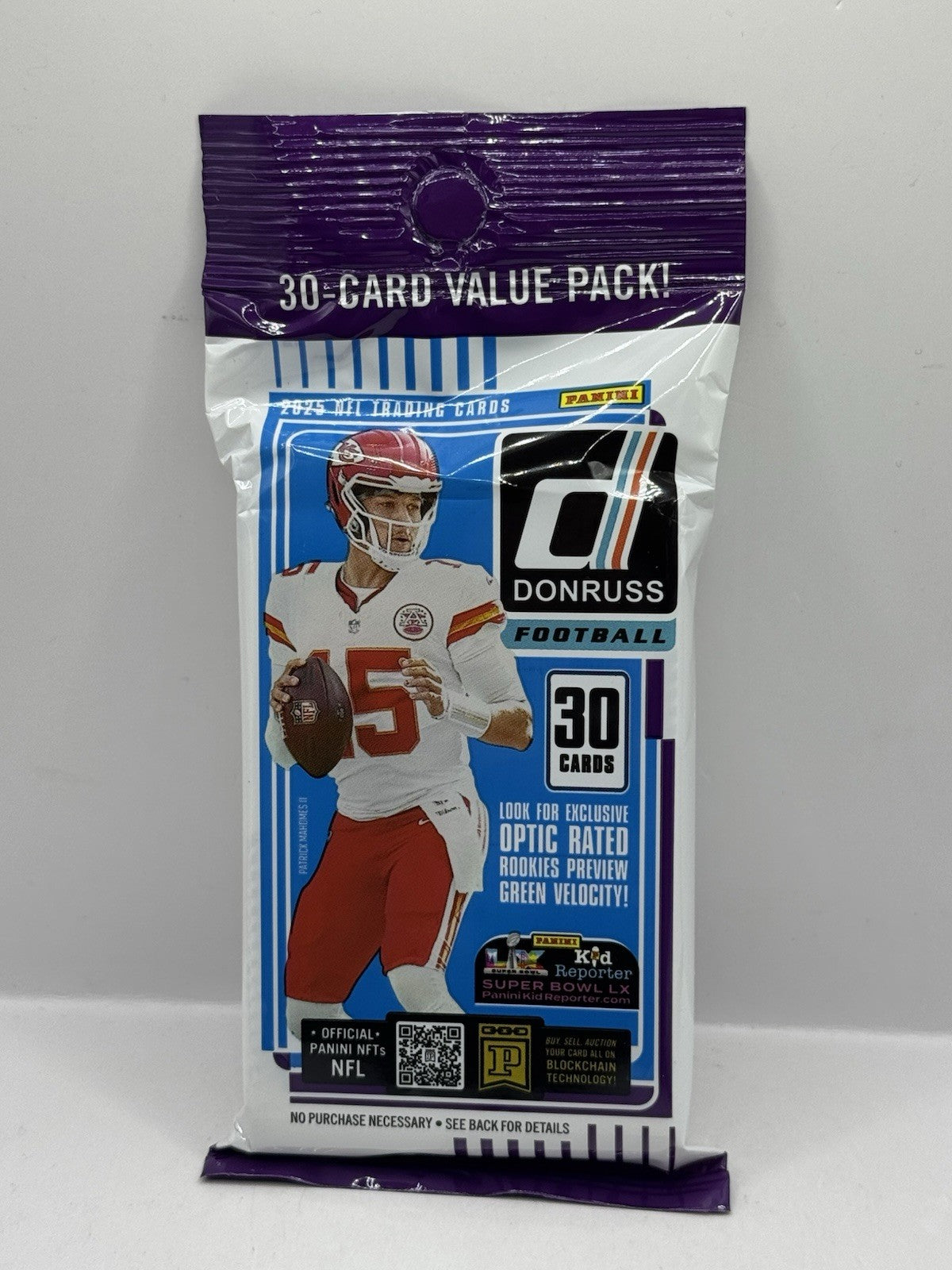 2025 Panini Donruss Football 30-Card Value Pack - Sealed - Find Green Velocity