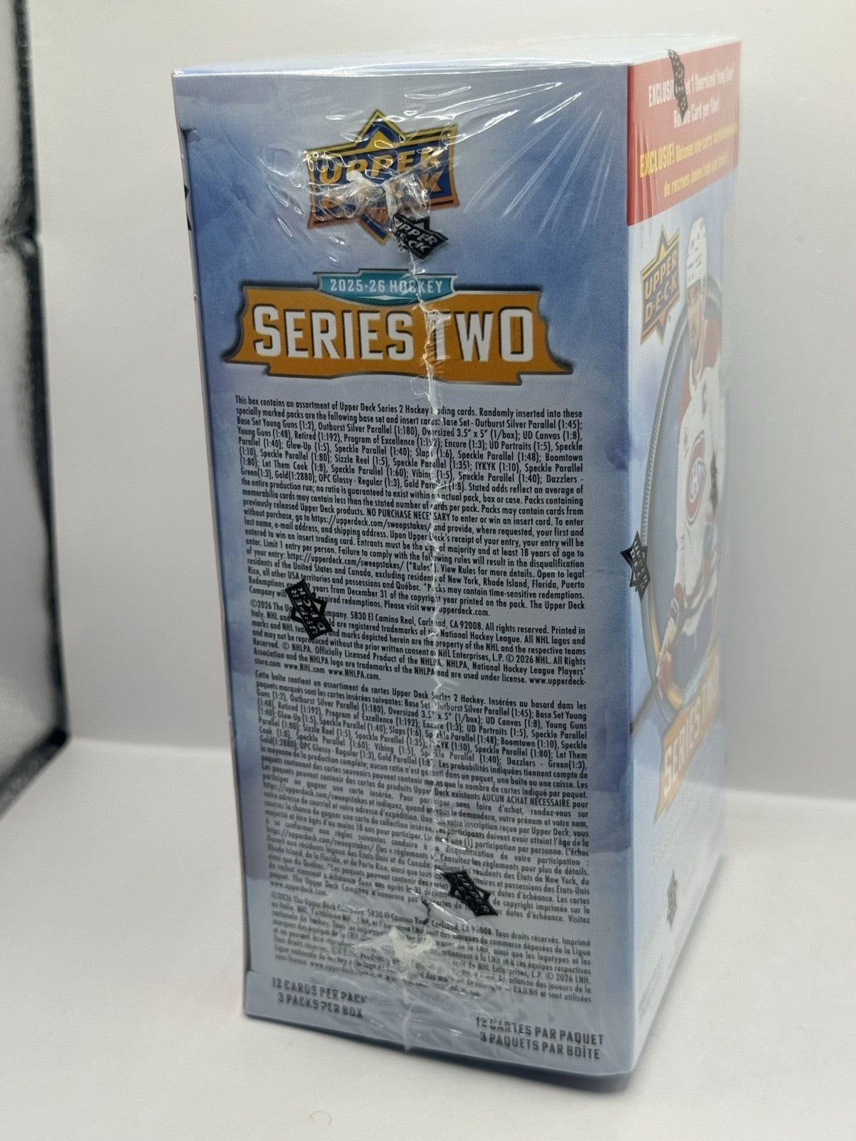 2025-26 Upper Deck Series 2 Hockey Blaster Box -1 Exclusive Oversized Young Guns