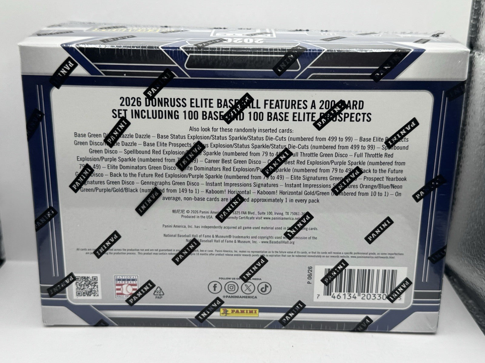 2026 Panini Donruss Elite Baseball Mega Box - Factory Sealed - R