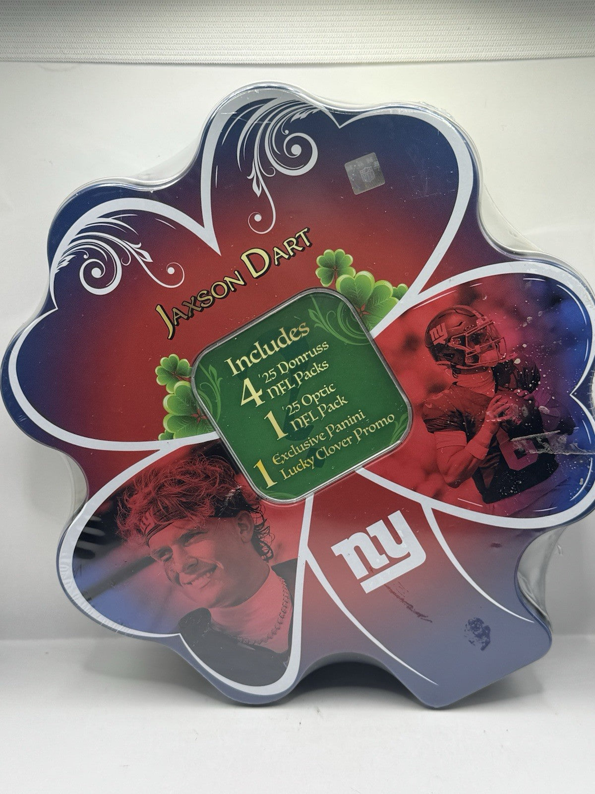 2026 Panini Donruss Lucky Clover Football Tin - Jaxson Dart - Sealed