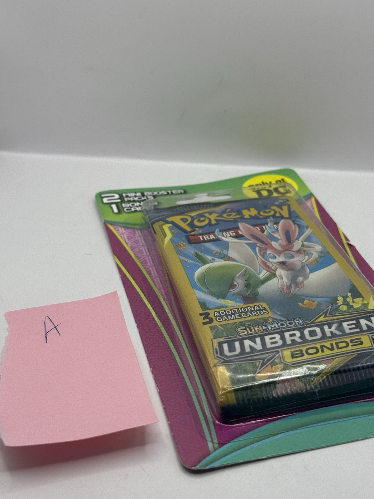 2021 Pokemon Sun & Moon Unbroken Bonds 2 Mini Booster Pack 1 Bonus Card Sealed A