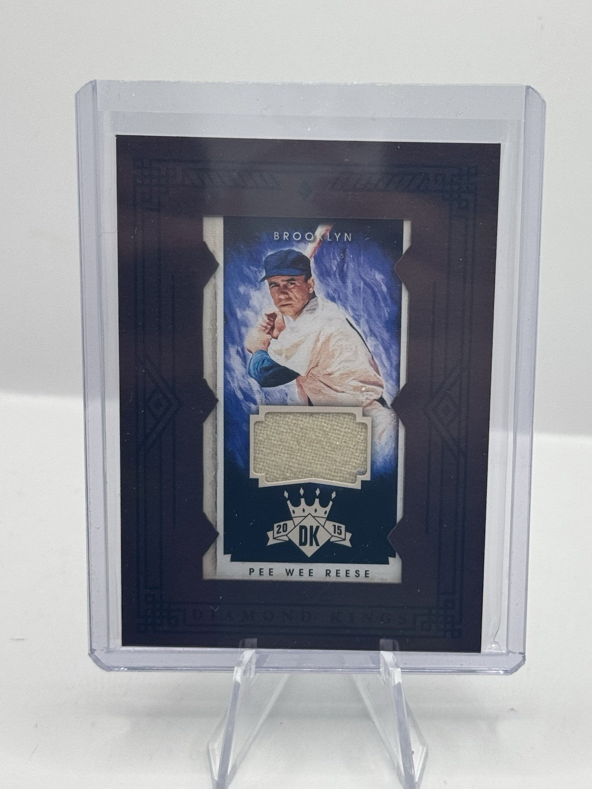 Pee Wee Reese Patch /49 2015 Panini Diamond Kings Brooklyn Dodgers